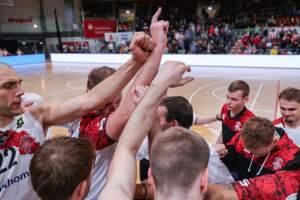 "1,2,3 - Family!" - die GIANTS gewinnen in Rostock / Foto: Frank Fankhauser