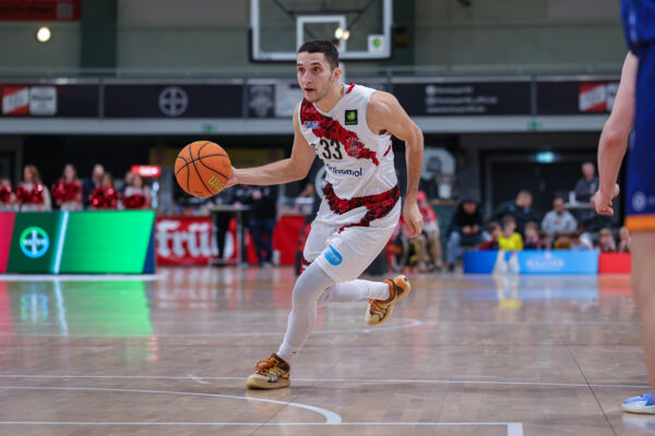 Dimitrije "Dimi" Djordjevic freut sich auf das Spiel gegen die Kangaroos / Foto: Frank Fankhauser