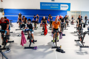 Das Indoor Cycling Event war eines der Highlights beim Come Together. Fotos: Faßbender