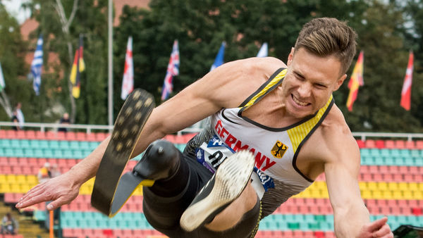 Markus Rehm ist mit neuem Weltrekord Weitsprung-Europameister geworden. Foto: DBS-Akademie, Ralf Kuckuck