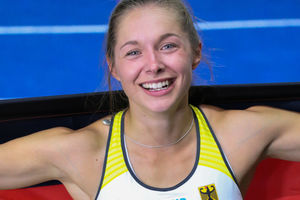 Gina Lückenkemper hat mit der Staffel EM-Bronze gewonnen. Foto: Heuser
