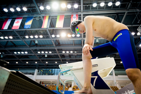 Maurice Wetekam und die Bayer-Schwimmer sind startklar. Foto: Ralf Kuckuck